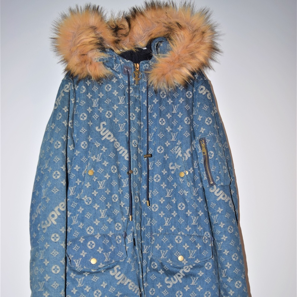 LOUIS VUITTON SUPREME PARKA - Picture 1 of 6